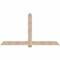 Ekena Millwork Eugene Smooth Timber Gable Bracket, Douglas Fir, 84"W x 45"H x 1 1/2"D x 5 1/2"F, 13/12 Pitch GBW084X45X0206EUG00SDF - alternate 1